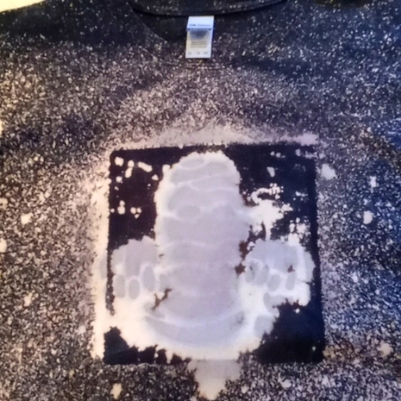 Gildan Bleach Splatter tshirt - Picture 1 of 4